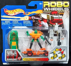 Hot Wheels Ninja Sumsumo Robo Wheels Negabotz Color Change Vintage 2002 B0369