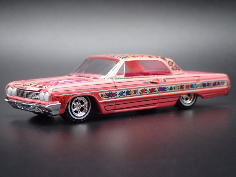1964 64 CHEVY CHEVROLET IMPALA LOWRIDER GYPSY ROSE 1:64 SCALE DIECAST MODEL CAR