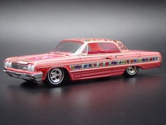 1964 64 CHEVY CHEVROLET IMPALA LOWRIDER GYPSY ROSE 1:64 SCALE DIECAST MODEL CAR