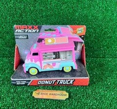 Maxx Action Donut Truck Friction Motor Rubber Tires Lights and Sound Ages 3+ NEW