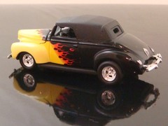 Hot Rod 1940 Ford Deluxe 289ci V8 Convertible Street Rod 1/64 Scale Ltd Edit F