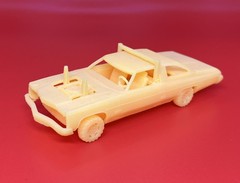 1/64 Scale 3D Printed 1973 Chevy Caprice Demo Derby Car For Diecast Diorama