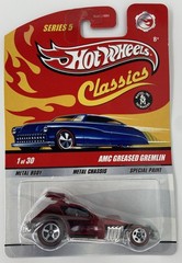 Hot Wheels 2008 Classics Series 5 AMC Greased Gremlin Red – Warped Card