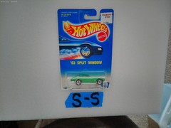 HOT WHEELS 63 1963 CHEVY CORVETTE SPLIT WINDOW GREEN # 447 HW 1:64 S-S