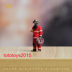 1/87 1/64 1/43 1/35 1/24 1/18 Male Firefighter Scene Minatures Figures Doll Toy