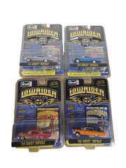 A Revell Lot of 4 Lowrider Magazine Chevy Impala’s 1/64 New 58 59 61 63