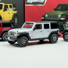 Smallcar 1:64 Jeep Wrangler SUV Diecast Metal Chassis Rubber Tires In Stock