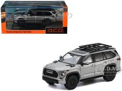 TOYOTA SEQUOIA TRD PRO SILVER 1/64 DIECAST MODEL CAR BY GCD KS-068-569