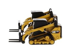 2 PC SET CAT 272D2 WHEEL & 297D2 TRACK LOADER 1/64 MODELS DIECAST MASTERS 85693
