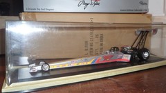 1996 Action NHRA Larry Dixon Jr Miller Lite 1/24 Scale Top Fuel Dragster & Case
