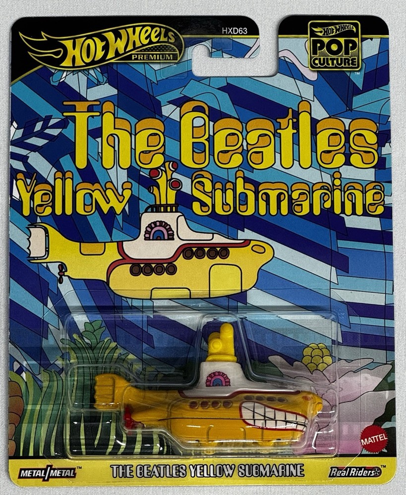 Mattel Hot Wheels Pop Culture – THE BEATLES YELLOW SUBMARINE (JBL74)