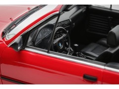 1986 BMW 325I CONVERTIBLE BRIGHT RED 1/18 CAR BY OTTO MOBILE OT1194