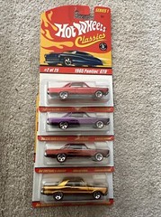 2008 4 SET 1965 PONTIAC GTO HOT WHEELS CLASSICS SERIES 1 REDLINE