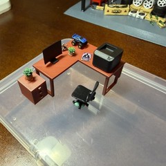 1/64 Office Accessories Furniture Model Garage Workshop Decoration Prop Ornament
