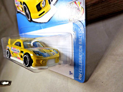 2024 Hot Wheels #173 HW Celebration Racers 9/10 24/SEVEN Yellow w/Black MC5 Sp
