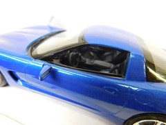 NEW AMT 1/25 SCALE 2003 CORVETTE COUPE IN BLUE PROMO MODEL ERTL