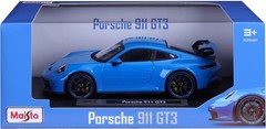 Detailed 1:18 Scale Blue Porsche 911 GT3 Metal Diecast Model – Collector’s Item
