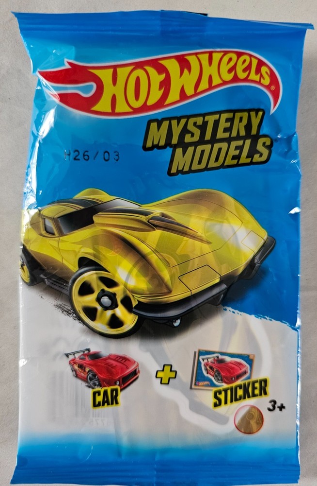 HOT WHEELS 2015 MYSTERY MODELS ’63 CORVETTE STINGRAY CAR IN UNOPENED BAGHOT WHEE