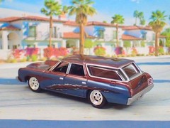 Muscle Car 1973 Chevrolet Caprice Classic 454ci V8 Station Wagon 1/64 Ltd Edit I