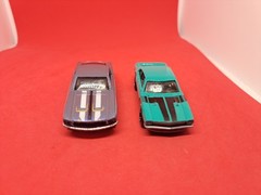 Hot Wheels #315 Then And Now 4/10 ’67 MUSTANG Purple & ’71 Ford Maverick Grabber