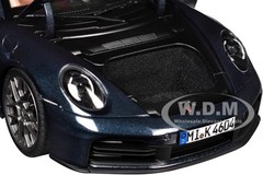 2024 PORSCHE 911 CARRERA S CABRIOLET YACHTING BLUE 1/18 DIECAST BY NOREV 187180