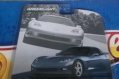 Greenlight Chase 2012 Blue Corvette Coupe Green Machine Limited Edition 1:64