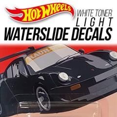1/64 Scale PORSCHE 934 / RWB Head Tail Light WaterSlide Decal Custom Hot Wheelz