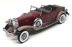Franklin Mint 1/24 Scale B11KF07 – ’30 Duesenberg J Derham Tourster Maroon/Beige