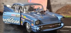 Danbury Mint 1957 Chevy Bel Air Pro Street Super Comp Dragster “Breathless” 1:24