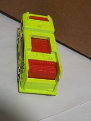 2001 Hotwheels Fluorescent Yellow Fire-Eater 1/64 Scale