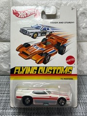 Hot Wheels Flying Customs Tough And Sturdy! ’71 Mustang White