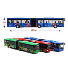 1:64 Alloy City Bus Model Vehicles City Express Bus Double Buses Diecast Vehicle