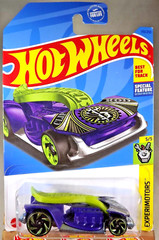 2022 Hot Wheels #119 Experimotors 5/5 CLIP ROD Lime-Purple-Metal w/Green RA Sp
