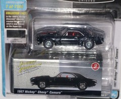 Johnny Lightning 1967 Nickey Chevy Camaro Tuxedo Black w/Collector Tin 1 of 7140
