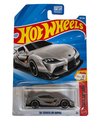 Hot Wheels Then and Now 2020 Toyota GR Supra 1:64 Diecast Gray Unopened