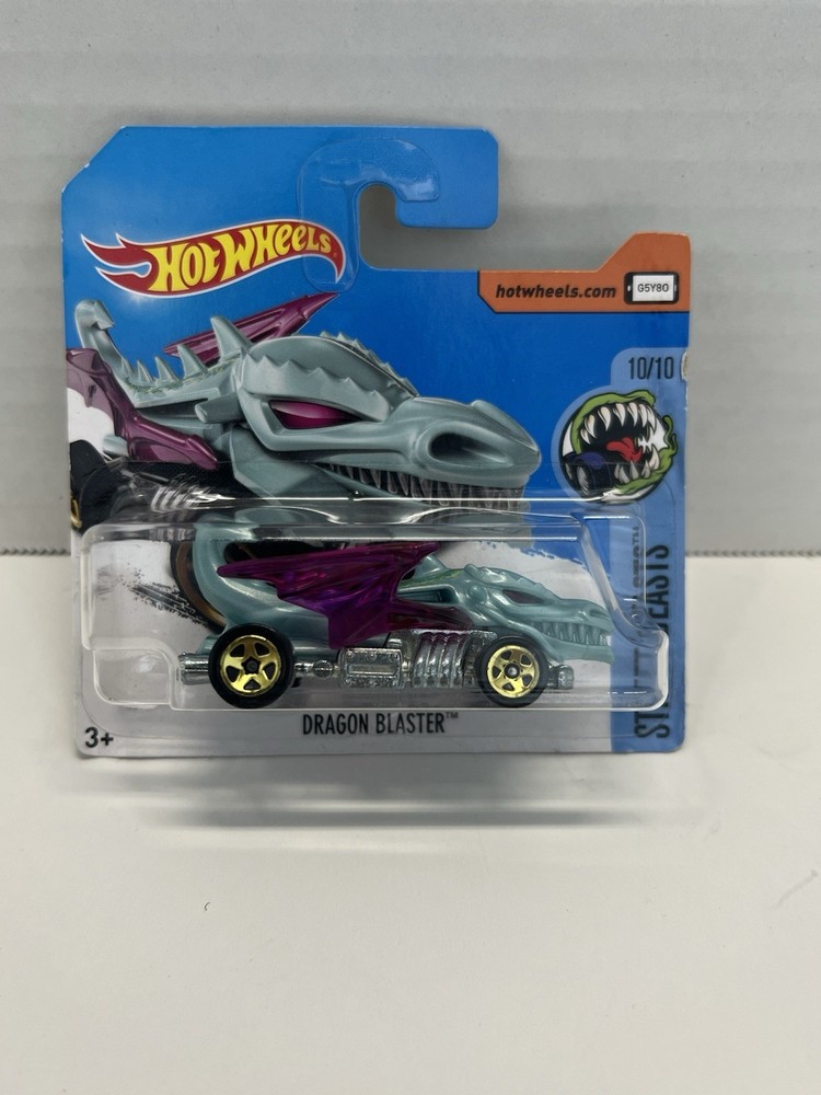 Hot Wheels Dragon Blaster Street Beasts 10/10 Short Card New