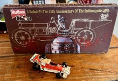 1986 Marlboro Indy 500 Promo Set 1:64 Scale Diecast Car & 75th Anniversary Bookl