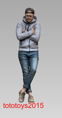 1/50 1/72 1/87 1/64 1/43 1/24 1/18 Casual men Scene Minatures Figures Doll Toy