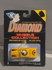 1980’s Yatming Woolworth Diamond Wheels Yellow Chevy Chevelle Malibu *DAMAGED*