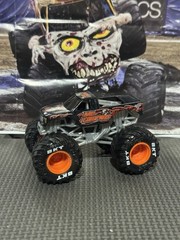 Monster Jam Bad Company Black Pickup Loose VGC 4X4 Truck HTF 1/64 Diecast Silver