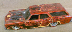 HW 2010 Wayne’s Garage ’70 Chevelle SS Wagon Dark Red RRs Red Lines