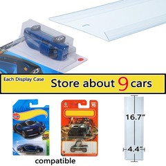 5 Pcs Diecast Display Case for Hot Wheels Matchbox Wall Mount Car Storage Shelf
