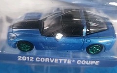 Greenlight Chase 2012 Blue Corvette Coupe Green Machine Limited Edition 1:64