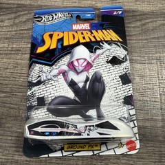Hot Wheels Silver Series Spider-Man Ground FX 2/5 Ghost Spider Marvel NEW