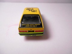 DEMOLITION DERBY YELLOW & GREEN 1981 CHEVROLET CITATION BY JOHNNY LIGHTNING