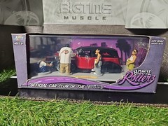 🔥Vntg 2003 Jada Toys Homie Rollerz ’39 Chevy Delivery With Figures 1:24 NIB🔥