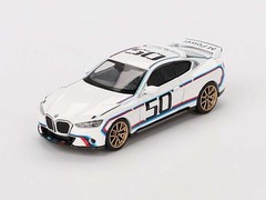 BMW 3.0 CSL – White (Mini GT) Diecast 1:64 Scale Model – TSM MGT00863