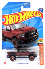 Hot Wheels 2020 Ram 1500 Rebel Dark Red 2022 HW Hot Trucks – NEW
