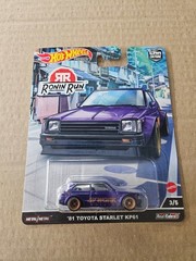 Hot Wheels Premium Car Culture Ronin Run ’81 Toyota Starlet KP61 – 1:64 Diecast