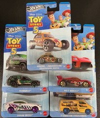 2026 Hot Wheels Silver Series Toy Story 5 Complete set of 5 cars